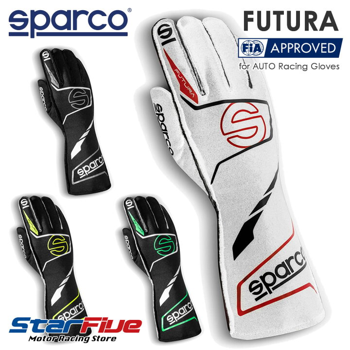 楽天市場】スパルコ レーシンググローブ 4輪用 FUTURA フツーラ 外縫い 