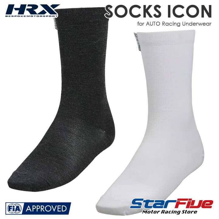 楽天市場】HRX 耐火ソックス 4輪用 SOCKS ICON アイコン FIA8856-2018 