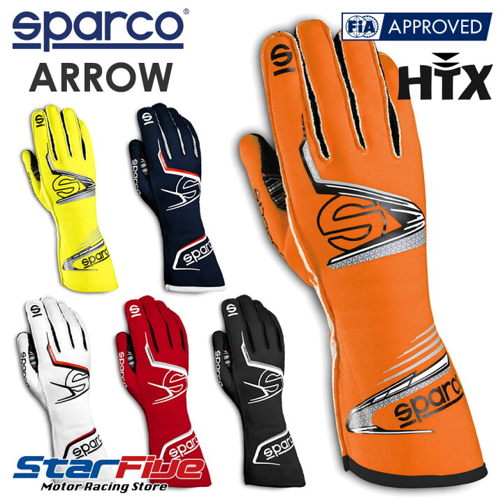 楽天市場】スパルコ レーシンググローブ 4輪用 外縫い ARROW(アロー 