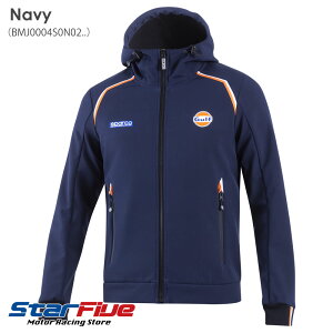 �X�p���R �K���t �\�t�g�V�F���W���P�b�g SL HOODED SOFTSHELL �`�[���E�F�A Sparco GULF 2026�N�p�����f��