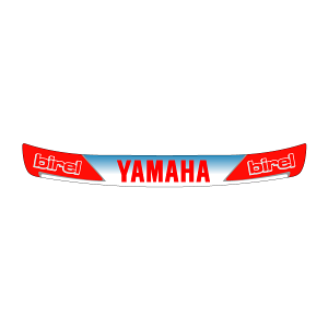 ヘルメットバイザーステッカー YAMAHA Birel ビレル(by-vi)