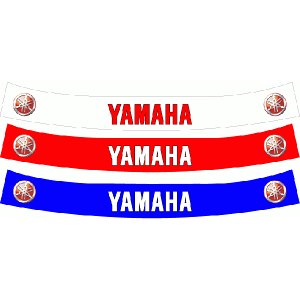 ヘルメットバイザーステッカー YAMAHA ヤマハ01(b-y1)