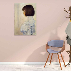 「★エントリーでポイント10倍」グスタフ クリムト ヘレーネ・クリムトの肖像 名画 絵画 40cm×60cm ファブリック インテリア 人気 壁掛け 装飾 ホテル カフェ 旅館 リビング オシャレ アートパ