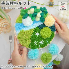 【最大1,500円OFF クーポン】 手芸キット 大人向け　手芸　手づくりキット　ハンドメイド　ハンドメイドキット　材料道具キット　動画サポート　刺繍枠 ニードル 糸 布セット　初心者向け　簡単さ 手軽さ　送料無料