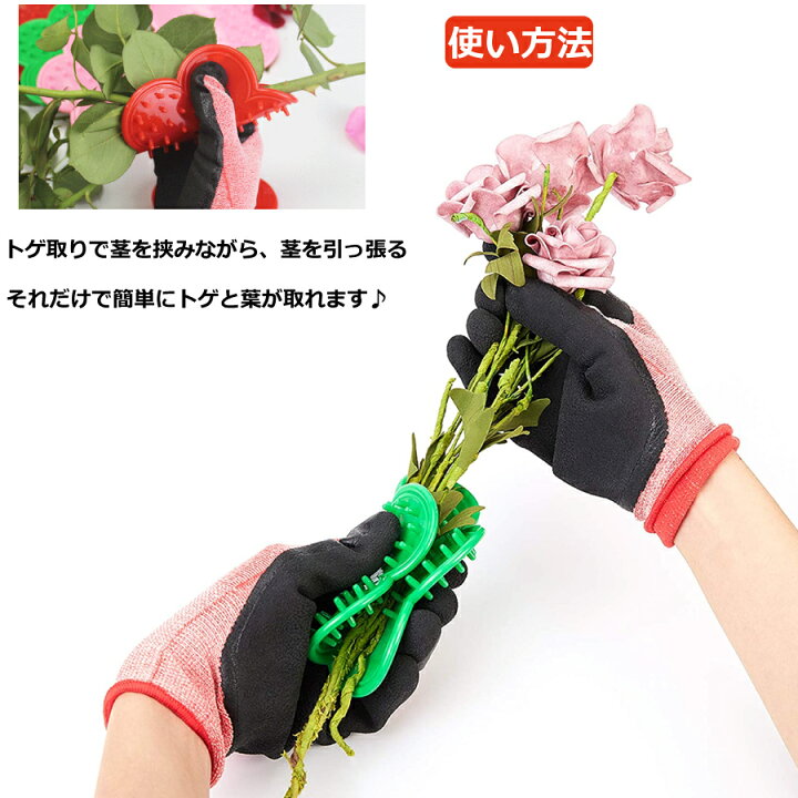 楽天市場 バラ とげぬき とげ取り 2種類セット 刺抜き とげ トゲ 棘 ばら 薔薇 ローズ ガーデニング 剪定 バラ園 花束 作業 安全 庭 ガーデン メール便 送料無料 Staraba