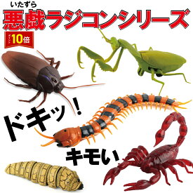 「衝撃★P10倍&最大P10倍」 昆虫 イモ虫 ゴキブリ サソリ ムカデ カマキリ ラジコン おもちゃ 誕生日プレゼント 男の子 ハロウィン ドッキリ いたずら サプライズ リアル 虫 送料無料