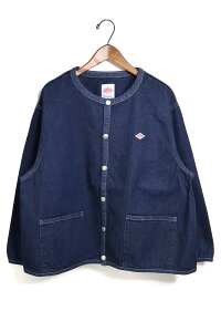 *fB[X DANTON _g DENIM COLLARLESS JACKET fj J[XWPbg iԁFDT-B0397DNS