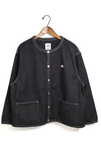 *fB[X DANTON _g DENIM COLLARLESS JACKET fj J[XWPbg iԁFDT-B0397DNSyN[|ΏۊOz
