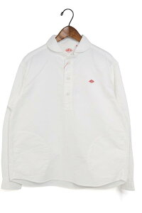 *���f�B�[�X DANTON �_���g�� OXFORD ROUND COLLAR PULLOVER SHIRT �I�b�N�X�t�H�[�h ���E���h�J���[ �v���I�[�o�[ �V���c �i�ԁFDT-B0281SOX
