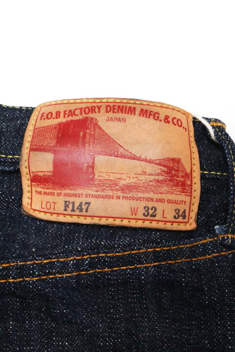 楽天市場】メンズ FOB FACTORY エフオービー ファクトリー G3 SELVEDGE 