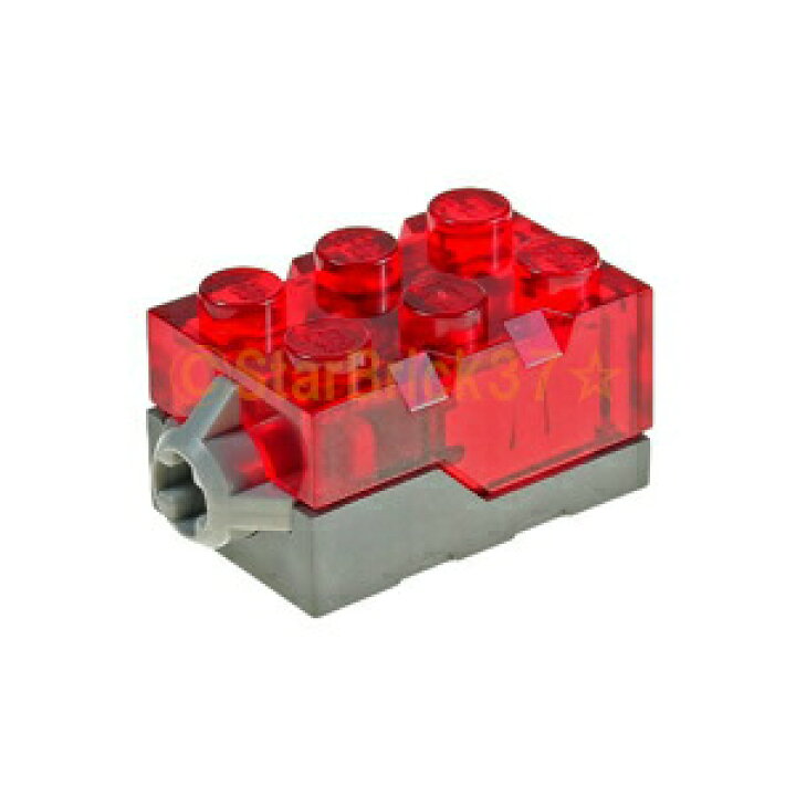 楽天市場】レゴ パーツ ライトブロック2×3×1・1/3[レッドLED] トランス 