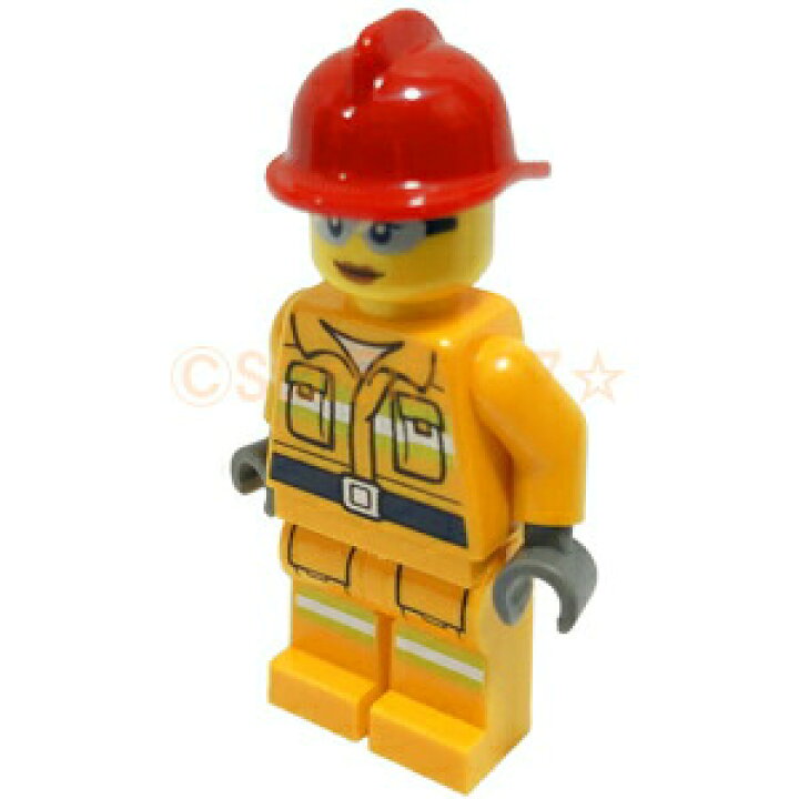 楽天市場】レゴ ミニフィグ 消防士の女性[オリジナルミニフィグ] LEGO 