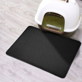 砂取りマット 猫砂マット 45×60cm 猫トイレ 55×75cm 砂飛び散り防止 トイレマット 犬 猫砂飛散防止 二重構造 滑り止めマット