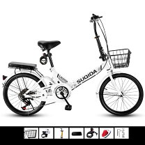 楽天市場】折りたたみ自転車 20インチ 軽量（カラーホワイト）の通販