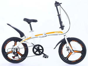 自転車 バイク マウンテンバイク 太いタイヤ 軽量 折り畳み コンパクト 7段変速ギア 自転車 ギフト 通学 お洒落 街乗り 高さ調節可能