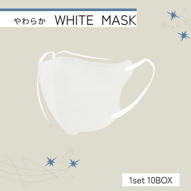 【★のこりわずか！】やわらか3Dマスク 300枚 (30枚入り×10箱) マスク 不織布 立体型 白マスク 使い捨て おしゃれ ホワイト フェイスライン 小顔効果 高級感 形状記憶 大人用 送料無料 BCマスク