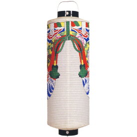 提灯 祭事 祭礼用 [尺切長 幕付] 840032 長さ82cm [装飾宣伝提灯 御神灯 御神燈 獻燈 献灯 門提灯 お祭り ちょうちん]