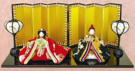 【雛人形 ひな人形】 ちりめん 親王飾り 「常盤雛」 1-461 【コンパクト飾り ちりめん雛 縮緬】【smtb-s】【楽ギフ_包装】【楽ギフ_のし宛書】