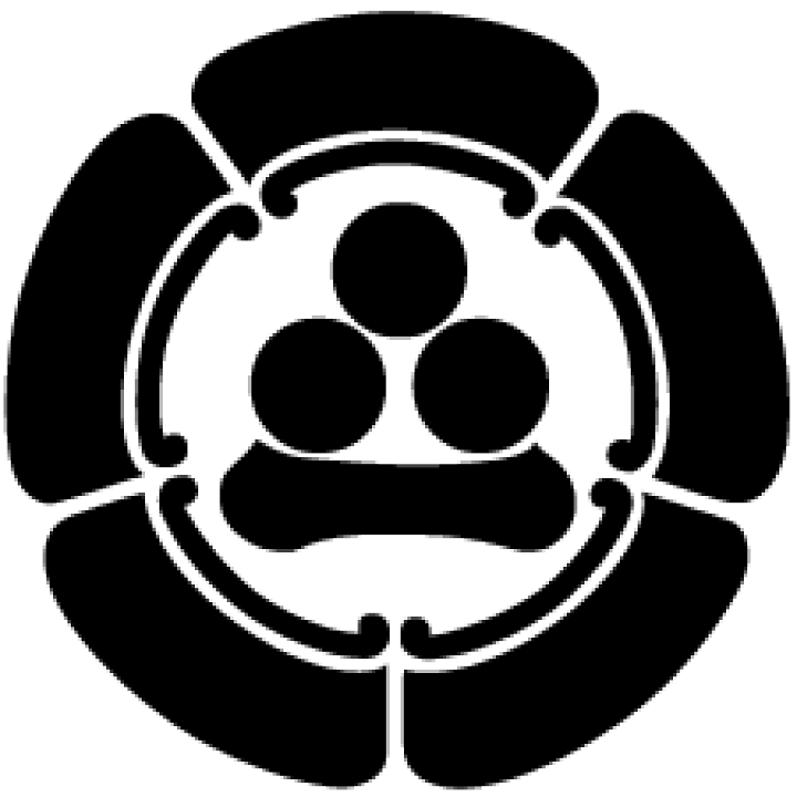 古布藍染家紋丸に渡辺星