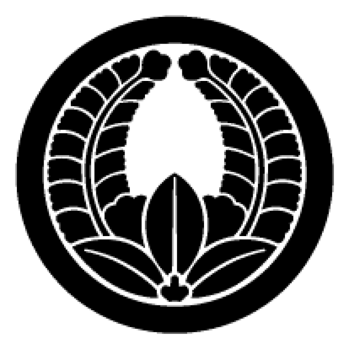 楽天市場】□家紋□「藤紋」 [丸に下り藤][下がり藤][丸に上がり藤