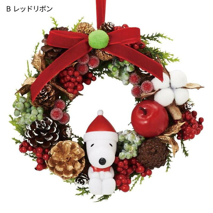 楽天市場】[XSS]クリスマス 飾り おしゃれ [スヌーピーリース] [ブルー 