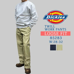 �f�B�b�L�[�Y �_�u���j�[ 85283 ���[�Y�t�B�b�g LOOSE FIT �����Y Dickies ���[�N�p���c �`�m�p�� ��ƒ� ��ƕ� USA���f�� �����O�X32 ���Y�{�� �C�[�W�[�p���c �Y�{�� �R�b�g���c�C�� �X�g���b�` 