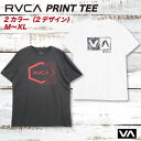 【rvca】 ルーカ Tシャツ メンズ プリントT tee フロントプリント セレブT アーバンテイスト サーフブランド ルカ サーフ ブランド アメカジ サーフ系 ストリート スケボー カリフォルニア 20代 30代 40代 50代 ファッション かっこいい US企画 半袖Tシャツ バックプリント