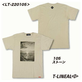 【残り僅かセール】 T-LINEAL サーフブランド フォトプリント フロントプリント PRINT Tee Tシャツ メンズ 半袖 厚手 アメカジ 綿100 ブランド 大きいサイズ オシャレ かっこいい 20代 30代 40代 50代 60代 ファッション カジュアル 人気 オススメ フロントプリント サーフ系