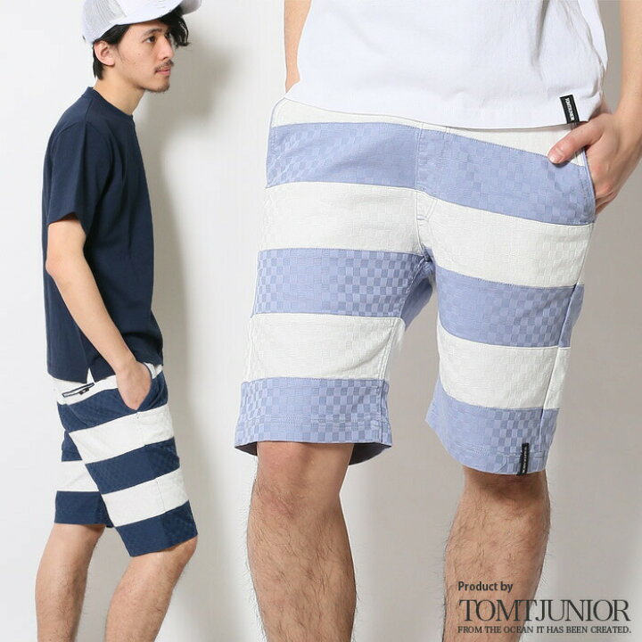楽天市場 Sale セール ハーフパンツ メンズ ショートパンツ ボーダー ショーツ ひざ丈 膝下 ショーパン 大きいサイズ 短パン ボトムス ブロック リブ ラグ アメカジ ウエストゴム サーフカジュアル 膝上 サーフ ブランド 30代 40代 50代 カジュアル おしゃれ