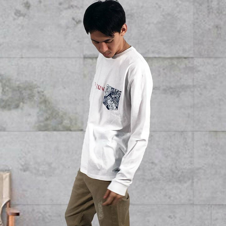 楽天市場 Tomtjunior トムティージュニア サーフブランドtシャツ 長袖 ボタニカル柄 ポケットロンt メンズ ロングスリーブt プリント 花柄ポケット サーファー アメカジ 大きいサイズ サーフ系 ロンt サーフスタイル 30代 40代 50代 サーフカジュアル おしゃれロンt