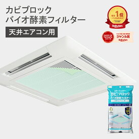 【楽天総合1位】 スターフィルター カビ ブロック バイオ 酵素 フィルター 天井エアコン用 57×57cm 1枚入 エアコン1台分 シールタイプ 防カビ 防臭 お掃除 ホコリとり 洗浄後 エアコンフィルター ウイルス対策 飲食店 店舗 ホテル にも 新居 新築 節約 便利グッズ 大掃除