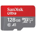 【7/7 Max10%OFF&P8倍】microSDXC 128GB サンディスク マイクロSDカード microSDカード SanDisk UHS-I U1 A1 Ultra Class10 R:140MB/s Nintendo Switch 動作確認済 任天堂 ニンテンドー スイッチ 対応 高速 写真 動画 保存 4K 海外リテール SDSQUAB-128G-GN6MN