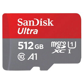 microSDXC 512GB サンディスク マイクロSDカード microSDカード SanDisk UHS-I U1 A1 Ultra Class10 R:150MB/s Nintendo Switch 動作確認済 任天堂 ニンテンドー スイッチ 対応 高速 写真 動画 保存 4K 海外リテール SDSQUAC-512G-GN6MN
