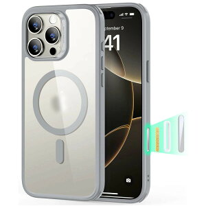 ESR ��Phone16Pro �P�[�X�y�J�����R���g���[���z���ɋ����w�� ���C�����X�[�d �X�g���b�v�z�[���t�� iPhone 16 Pro �P�[�X �ω��� �ϏՌ� iPhone 16pro Magsafe�Ή� HaloLock���� �n�C�u���b�h���C�J�o�[ �N