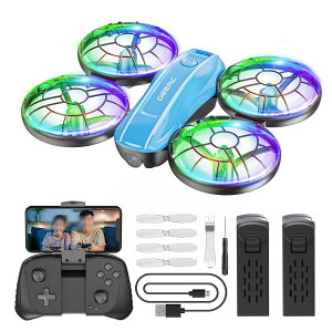 �h���[�� �J�����t�� 100g���� Holyton ���^ �\���s�v �����LED���C�g 1080P�J���� �o�b�e���[3�� �q������ �N���X�}�X�v���[���g �S�ی�v���y���K�[�h �W�F�X�`���[�B�e �O�Ք�s �����Ή� ��