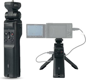 JJC GP-VPT1 シューティンググリップ 有線リモートググリップ 自撮り棒 VLOG三脚 ソニー FX30 A7RV A7IV ZV-1 RX100 VII VI VA V IV III II A6000 A6100 A6300 A6400 A6500 A6600 対応