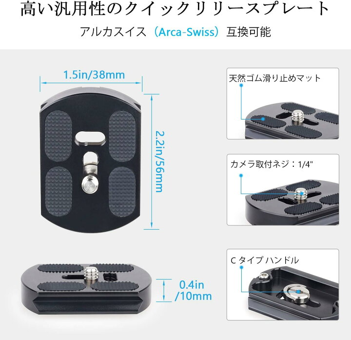 楽天市場】低重心 ボール雲台 ダブル パノラマ 40mm直径 ボール 