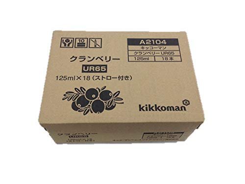 キッコーマン クランベリーUR65 新品未使用 125ml×18 正規認証品!新規格