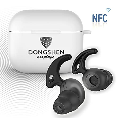 2021最新人気版 耳栓 睡眠用 DOGNSHEN 安眠 高性能耳栓 3階防音設計 騒音対策 オリンピックの現場 NFC機能があります 仕事 ※アウトレット品 勉強 携帯ケース付き 水洗い可能 繰り返し使用可能 期間限定特価品 飛行機