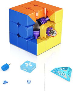 Moyu Super RS3M 3x3 �}�O�l�e�B�b�N �X�s�[�h�L���[�u�A�v���t�F�b�V���i�� 3x3 �p�Y���L���[�u �X�e�b�J�[���X �}�O�l�e�B�b�N �}�X�^�[�L���[�u �}�O���u�L���[�u �X�s�[�h�L���[�o�[�ւ̃M�t