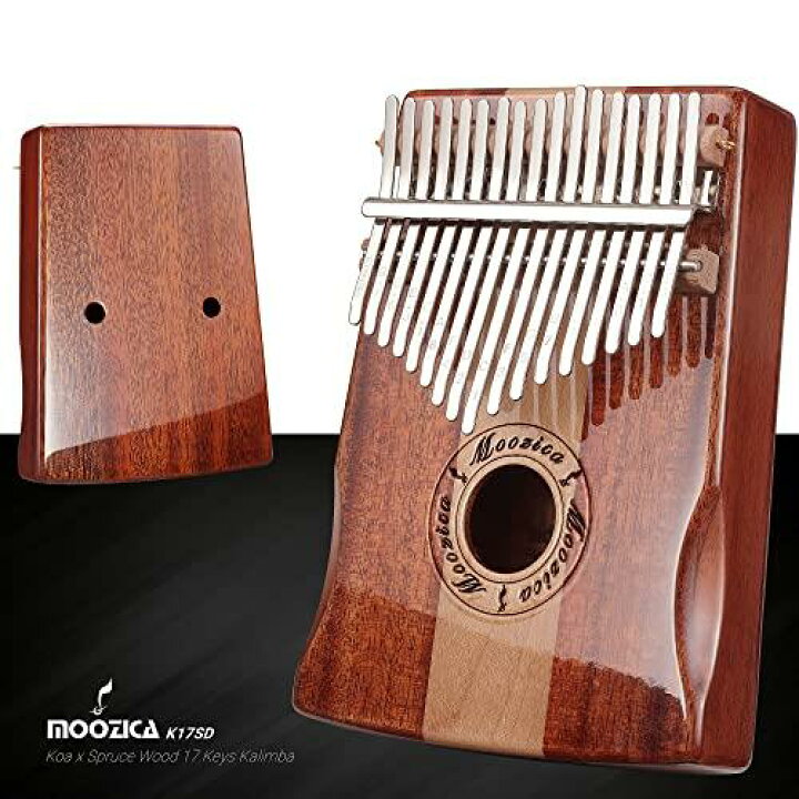 楽天市場】MOOZICA カリンバ 17キー C調 初心者向けかりんば アカシア 