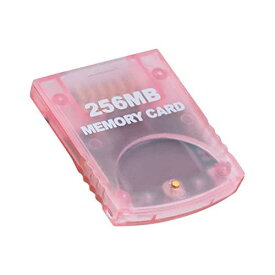 Mcbazel 256MB Wii・ゲームキューブ対応 メモリーカード 大容量 Gamecube・Wii用 ゲームコンソールメモリーカード(4086ブロック) -ピンク(256MB)