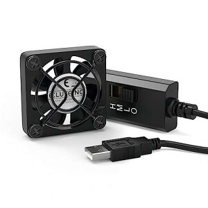 ELUTENG ^t@ ^ USB@ 4cm ʒ߉ {[xAO[^[  5V USB@ p  40mm t@ 7H TCg ~jPC p ȃGl N[[ p\R XBox PS4 PS3 Q[