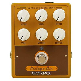 GOKKO AUDIO アンプ シミュレーター フェンダーアンプの音 ペダル エフェクター Vintage Box American Sound GK-33