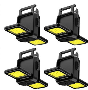 MGOXO ���^LED�v���W�F�N�^�[ LED�~�j���C�g4�� COB LED���C�g �~�j�L�[�z���_�[���C�g �J���r�i USB�[�d�� 1000���[���� �����P�x 5�̃��[�h IPX4�h�� ���̓}�O�l�b�g�t�� �{�g���I�[�v���@�\�t��
