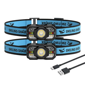 Smiling Shark [d LED wbhCg TD-0168, yWEU[h 2zPxAEghAwbhv USB[d\ ƐԃXg{ LpƖ 45°px y IPX4 hho ő8Ԏgp