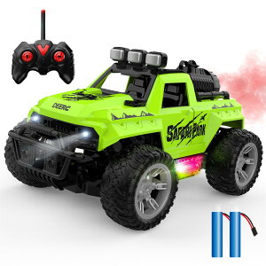 DEERC ���W�R���J�[ �q������ ���W�R�� �� �������� �����R���J�[ RC�J�[ rc car ���C�����X�����R�� �S�n�` �d�� �I�t���[�h 2.4Ghz �[�d���o�b�e���[2�� �X�v���[�@�\ ���C�g�t�� ���ǂ� �j�̎q 