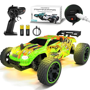 Tecnock ���W�R���J�[ �q������ ���W�R�� Type-C USB�[�d �������� �� �I�t���[�h 2.4Ghz RC�J�[ �a���� �v���[���g (�O���[������)