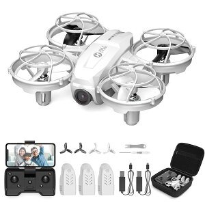 Holy Stone �h���[�� 100g���� 2024�ŐV�^ �\���s�v 1080P�J�����t�� �q������ ���^ �~�j�h���[�� �o�b�e���[3�� �q���p �蓊���e�C�N�I�t �������񃂁[�h �O�Ք�s���[�h ���x�ێ� 2.4GHz 4CH ���[�h1/