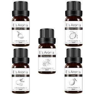 E's Aroma A}ICZbg 100% GbZVIC I 10ml 5{Zbg v[gɍœK }_ C O[vt[cEsN IWXEB[g xKbgEJ